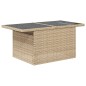 vidaXL 7-tlg. Garten-Sofagarnitur mit Kissen Beige Poly Rattan vidaXL 7-tlg. Garten-Sofagarnitur mit Kissen Beige Poly Rattan
