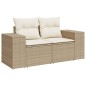vidaXL 7-tlg. Garten-Sofagarnitur mit Kissen Beige Poly Rattan vidaXL 7-tlg. Garten-Sofagarnitur mit Kissen Beige Poly Rattan