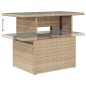 vidaXL 7-tlg. Garten-Sofagarnitur mit Kissen Beige Poly Rattan vidaXL 7-tlg. Garten-Sofagarnitur mit Kissen Beige Poly Rattan
