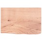 Tischplatte Hellbraun 60x40x4 cm Massivholz Eiche Behandelt Tischplatte Hellbraun 60x40x4 cm Massivholz Eiche Behandelt