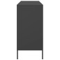vidaXL Sideboard Schwarz 100,5x39x79 cm Kaltgewalzter Stahl vidaXL Sideboard Schwarz 100,5x39x79 cm Kaltgewalzter Stahl