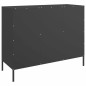 vidaXL Sideboard Schwarz 100,5x39x79 cm Kaltgewalzter Stahl vidaXL Sideboard Schwarz 100,5x39x79 cm Kaltgewalzter Stahl