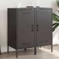 vidaXL Sideboards 2 Stk. Schwarz 36x39x79 cm Kaltgewalzter Stahl vidaXL Sideboards 2 Stk. Schwarz 36x39x79 cm Kaltgewalzter Stahl