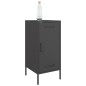 vidaXL Sideboards 2 Stk. Schwarz 36x39x79 cm Kaltgewalzter Stahl vidaXL Sideboards 2 Stk. Schwarz 36x39x79 cm Kaltgewalzter Stahl