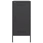 vidaXL Sideboards 2 Stk. Schwarz 36x39x79 cm Kaltgewalzter Stahl vidaXL Sideboards 2 Stk. Schwarz 36x39x79 cm Kaltgewalzter Stahl