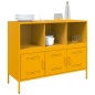 vidaXL Sideboard Senfgelb 100,5x39x79 cm Kaltgewalzter Stahl vidaXL Sideboard Senfgelb 100,5x39x79 cm Kaltgewalzter Stahl