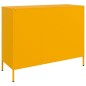 vidaXL Sideboard Senfgelb 100,5x39x79 cm Kaltgewalzter Stahl vidaXL Sideboard Senfgelb 100,5x39x79 cm Kaltgewalzter Stahl