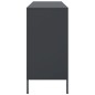 vidaXL Sideboard Anthrazit 100,5x39x79 cm Kaltgewalzter Stahl vidaXL Sideboard Anthrazit 100,5x39x79 cm Kaltgewalzter Stahl