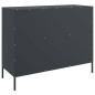 vidaXL Sideboard Anthrazit 100,5x39x79 cm Kaltgewalzter Stahl vidaXL Sideboard Anthrazit 100,5x39x79 cm Kaltgewalzter Stahl