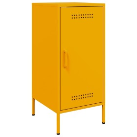 vidaXL Sideboard Senfgelb 36x39x79 cm Kaltgewalzter Stahl