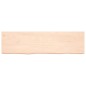 Tischplatte 180x50x6 cm Massivholz Eiche Unbehandelt Tischplatte 180x50x6 cm Massivholz Eiche Unbehandelt