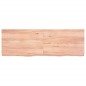 Tischplatte Hellbraun 120x40x6 cm Massivholz Eiche Behandelt Tischplatte Hellbraun 120x40x6 cm Massivholz Eiche Behandelt