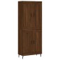 Highboard Braun Eichen-Optik 69,5x34x180 cm Holzwerkstoff Highboard Braun Eichen-Optik 69,5x34x180 cm Holzwerkstoff