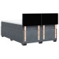 vidaXL Boxspringbett mit Matratze Dunkelgrau 140x200 cm Samt vidaXL Boxspringbett mit Matratze Dunkelgrau 140x200 cm Samt