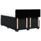 vidaXL Boxspringbett mit Matratze Schwarz 140x200 cm Samt vidaXL Boxspringbett mit Matratze Schwarz 140x200 cm Samt