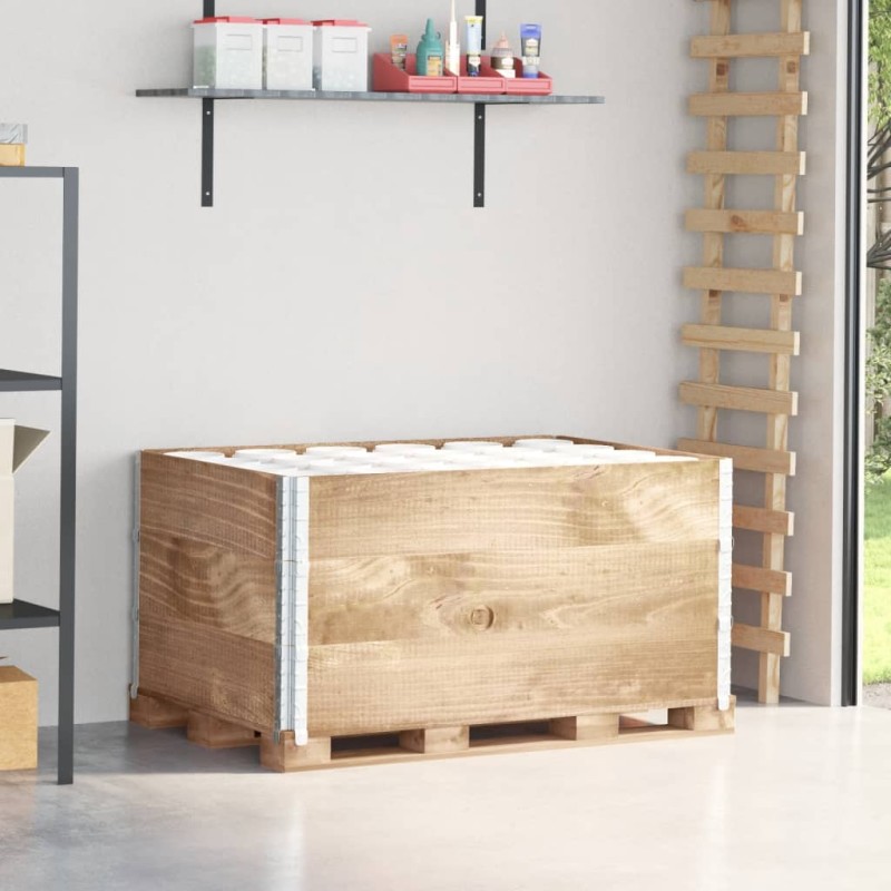 vidaXL Paletten-Aufsatzrahmen 3 Stk. 120x80 cm Massivholz Kiefer vidaXL Paletten-Aufsatzrahmen 3 Stk. 120x80 cm Massivholz Kiefer