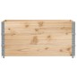 vidaXL Paletten-Aufsatzrahmen 3 Stk. 120x80 cm Massivholz Kiefer vidaXL Paletten-Aufsatzrahmen 3 Stk. 120x80 cm Massivholz Kiefer