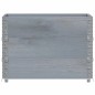 vidaXL Paletten-Aufsatzrahmen 3 Stk. Grau 80x60 cm Massivholz Kiefer vidaXL Paletten-Aufsatzrahmen 3 Stk. Grau 80x60 cm Massivholz Kiefer