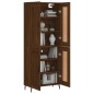 Highboard Braun Eichen-Optik 69,5x34x180 cm Holzwerkstoff Highboard Braun Eichen-Optik 69,5x34x180 cm Holzwerkstoff
