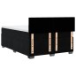 vidaXL Boxspringbett mit Matratze Schwarz 160x200 cm Samt vidaXL Boxspringbett mit Matratze Schwarz 160x200 cm Samt