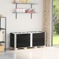 vidaXL Paletten-Aufsatzrahmen 3 Stk. Schwarz 150x50 Massivholz Kiefer vidaXL Paletten-Aufsatzrahmen 3 Stk. Schwarz 150x50 Massivholz Kiefer