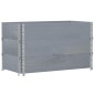 vidaXL Paletten-Aufsatzrahmen 3 Stk. Grau 100x50 cm Massivholz Kiefer vidaXL Paletten-Aufsatzrahmen 3 Stk. Grau 100x50 cm Massivholz Kiefer