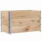 vidaXL Paletten-Aufsatzrahmen 3 Stk. 100x50 cm Massivholz Kiefer vidaXL Paletten-Aufsatzrahmen 3 Stk. 100x50 cm Massivholz Kiefer