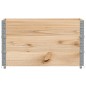 vidaXL Paletten-Aufsatzrahmen 3 Stk. 100x50 cm Massivholz Kiefer vidaXL Paletten-Aufsatzrahmen 3 Stk. 100x50 cm Massivholz Kiefer