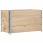 vidaXL Paletten-Aufsatzrahmen 3 Stk. 100x50 cm Massivholz Kiefer vidaXL Paletten-Aufsatzrahmen 3 Stk. 100x50 cm Massivholz Kiefer