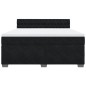 vidaXL Boxspringbett mit Matratze Schwarz 180x200 cm Samt vidaXL Boxspringbett mit Matratze Schwarz 180x200 cm Samt