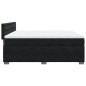vidaXL Boxspringbett mit Matratze Schwarz 180x200 cm Samt vidaXL Boxspringbett mit Matratze Schwarz 180x200 cm Samt