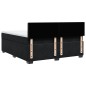 vidaXL Boxspringbett mit Matratze Schwarz 180x200 cm Samt vidaXL Boxspringbett mit Matratze Schwarz 180x200 cm Samt