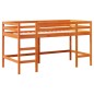vidaXL Kinderhochbett mit Leiter Wachsbraun 90x200cm Massivholz Kiefer vidaXL Kinderhochbett mit Leiter Wachsbraun 90x200cm Massivholz Kiefer