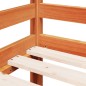 vidaXL Kinderhochbett mit Leiter Wachsbraun 90x200cm Massivholz Kiefer vidaXL Kinderhochbett mit Leiter Wachsbraun 90x200cm Massivholz Kiefer