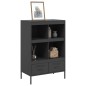 vidaXL Highboard Schwarz 68x39x101,5 cm Kaltgewalzter Stahl vidaXL Highboard Schwarz 68x39x101,5 cm Kaltgewalzter Stahl
