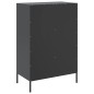 vidaXL Highboard Schwarz 68x39x101,5 cm Kaltgewalzter Stahl vidaXL Highboard Schwarz 68x39x101,5 cm Kaltgewalzter Stahl