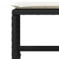 vidaXL 17-tlg. Garten-Essgruppe mit Kissen Schwarz Poly Rattan vidaXL 17-tlg. Garten-Essgruppe mit Kissen Schwarz Poly Rattan