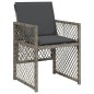 vidaXL 13-tlg. Garten-Essgruppe mit Kissen Grau Poly Rattan vidaXL 13-tlg. Garten-Essgruppe mit Kissen Grau Poly Rattan