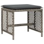 vidaXL 13-tlg. Garten-Essgruppe mit Kissen Grau Poly Rattan vidaXL 13-tlg. Garten-Essgruppe mit Kissen Grau Poly Rattan