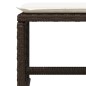 vidaXL 11-tlg. Garten-Essgruppe mit Kissen Braun Poly Rattan vidaXL 11-tlg. Garten-Essgruppe mit Kissen Braun Poly Rattan