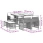 vidaXL 9-tlg. Garten-Essgruppe mit Kissen Schwarz Poly Rattan vidaXL 9-tlg. Garten-Essgruppe mit Kissen Schwarz Poly Rattan