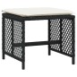 vidaXL 15-tlg. Garten-Essgruppe mit Kissen Schwarz Poly Rattan vidaXL 15-tlg. Garten-Essgruppe mit Kissen Schwarz Poly Rattan