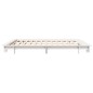 vidaXL Massivholzbett ohne Matratze Weiß 180x200 cm Kiefernholz vidaXL Massivholzbett ohne Matratze Weiß 180x200 cm Kiefernholz