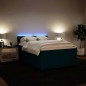 vidaXL Boxspringbett mit Matratze Blau 140x200 cm Samt vidaXL Boxspringbett mit Matratze Blau 140x200 cm Samt