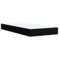 vidaXL Boxspringbett mit Matratze Schwarz 90x190 cm Stoff vidaXL Boxspringbett mit Matratze Schwarz 90x190 cm Stoff
