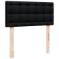 vidaXL Boxspringbett mit Matratze Schwarz 90x190 cm Stoff vidaXL Boxspringbett mit Matratze Schwarz 90x190 cm Stoff