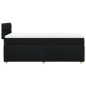 vidaXL Boxspringbett mit Matratze Schwarz 90x200 cm Stoff vidaXL Boxspringbett mit Matratze Schwarz 90x200 cm Stoff