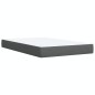 vidaXL Boxspringbett mit Matratze Dunkelgrau 120x200 cm Stoff vidaXL Boxspringbett mit Matratze Dunkelgrau 120x200 cm Stoff