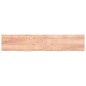 Tischplatte Hellbraun 200x40x4 cm Massivholz Eiche Behandelt Tischplatte Hellbraun 200x40x4 cm Massivholz Eiche Behandelt