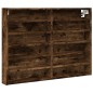 vidaXL Vitrinenschrank Räuchereiche 80x8,5x58 cm Holzwerkstoff vidaXL Vitrinenschrank Räuchereiche 80x8,5x58 cm Holzwerkstoff
